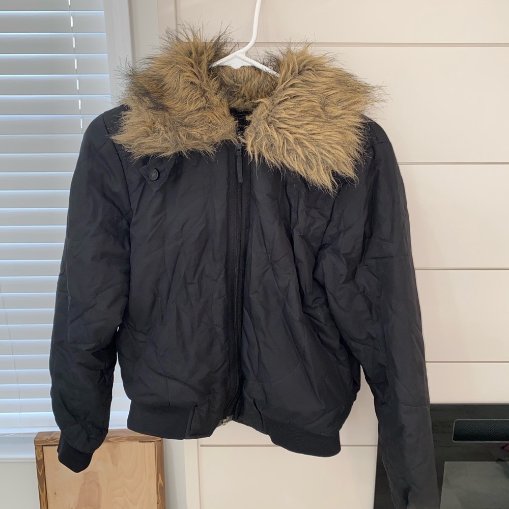 DNKY puffy black jacket size medium